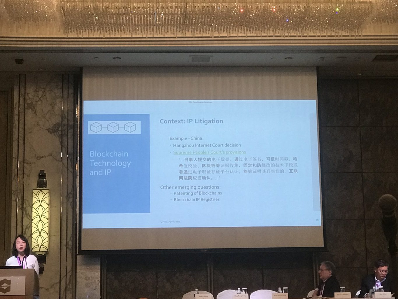 Blockchain technology and Intellectual Property