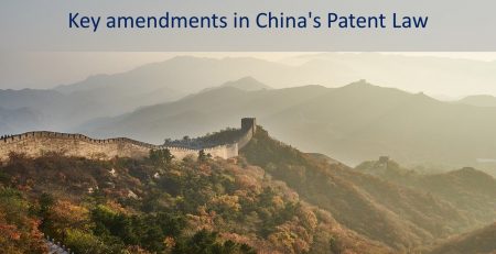 Key amendments in China's Patent Law