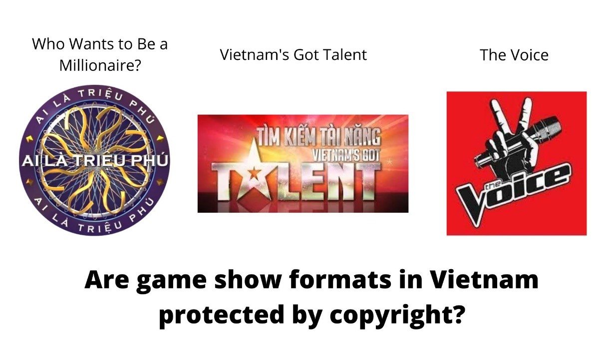 are game show formats covered by copyright in Vietnam, game show formats covered by copyright in Vietnam, covered by copyright in Vietnam, format rights in Vietnam,